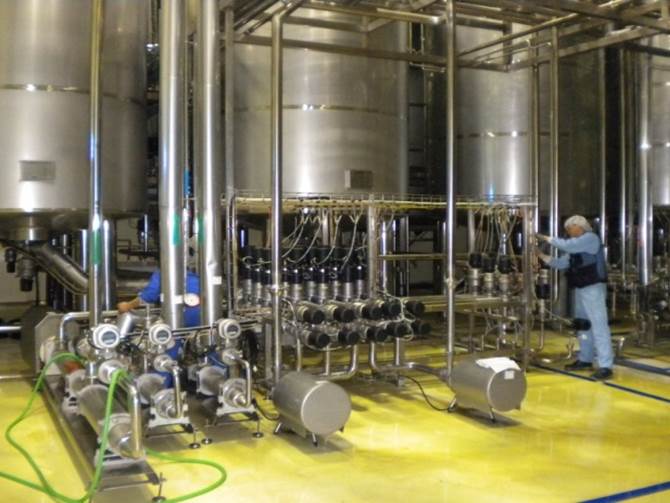 Fermented milk production plant 사진